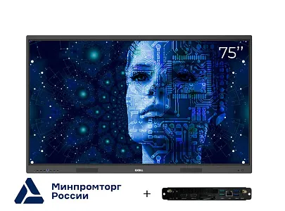 Интерактивная панель (комплекс) EXELLTECH EXID-752-RU с креплением, камерой и OPS (i5) Интерактивная панель (комплекс) EXELLTECH EXID-752-RU с креплением, камерой и OPS (i5)